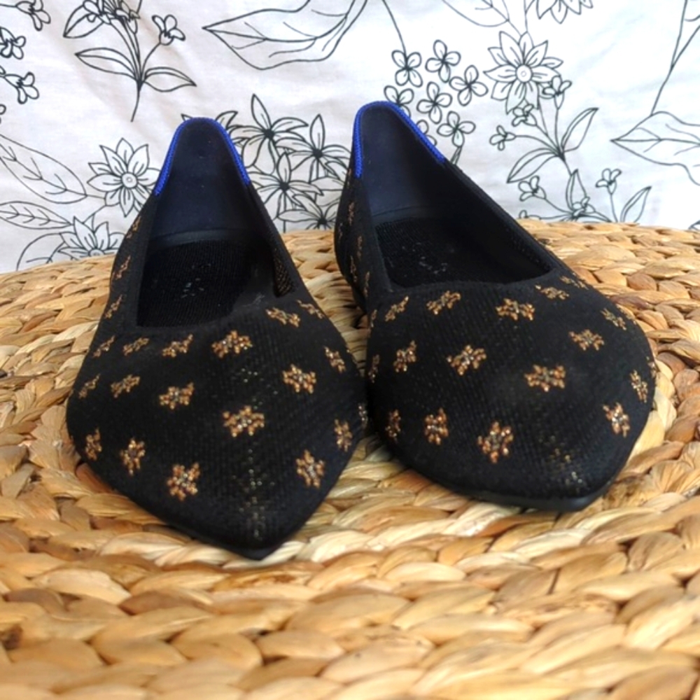 NIB Rothys The Point II Daisy Sparkle - Picture 6 of 14